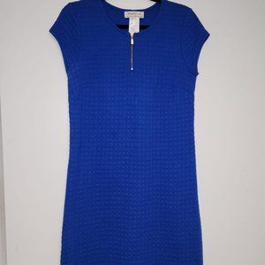 Laundry by Design Blue with Gold Zipper Dress Size 6P